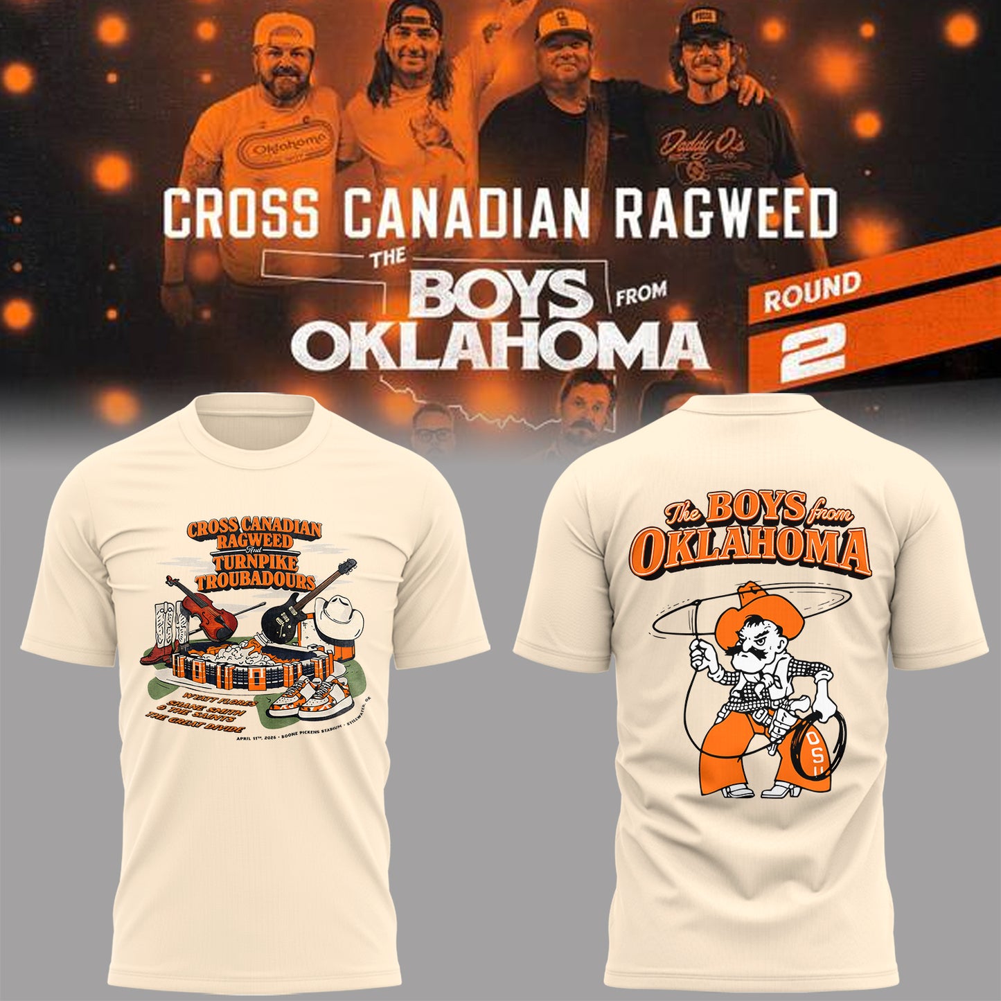 Limited Edition The Boys From Oklahoma 2026 (Round 2) TShirt-PA041526047