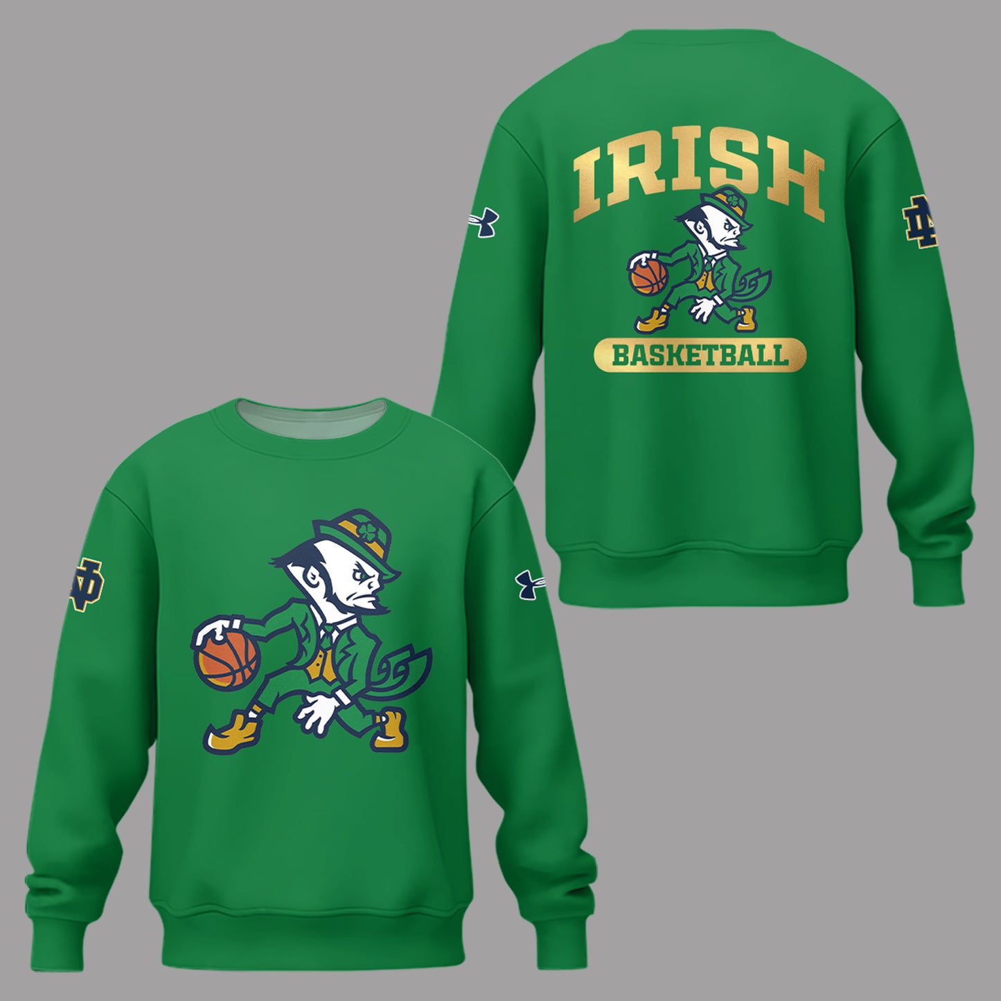 Limited Edition ND Basketball New Logo Sweatshirt-PA121025007