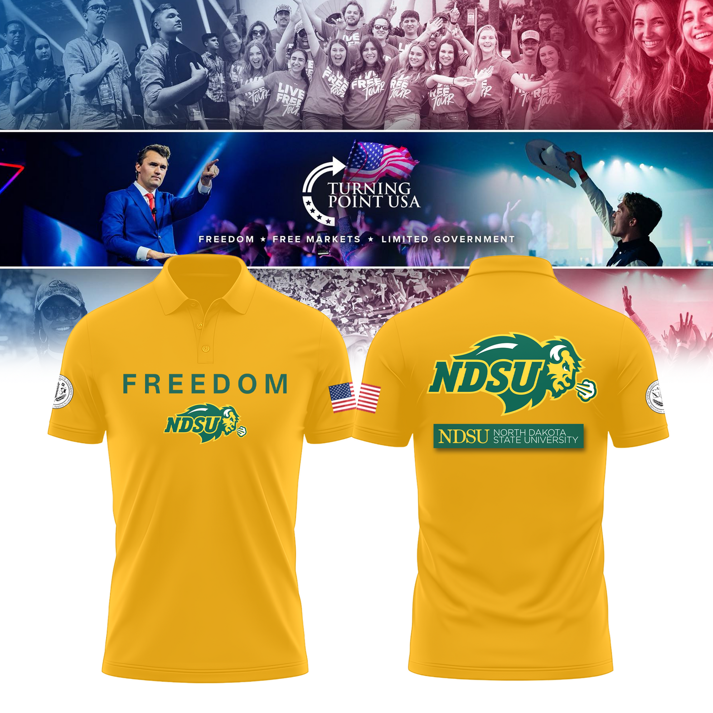 North Dakota State University Freedom Polo