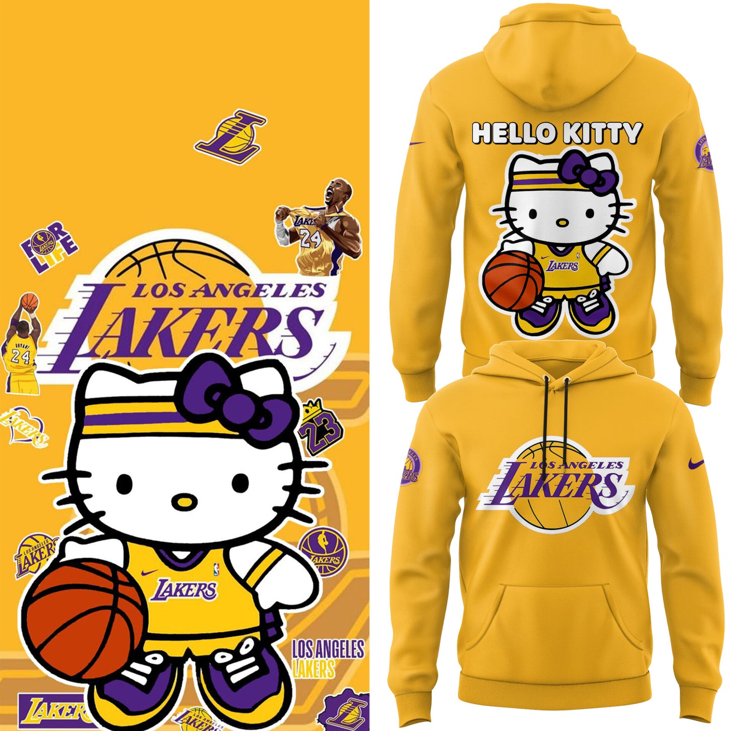 LA Lakers Hello Kitty Hoodie