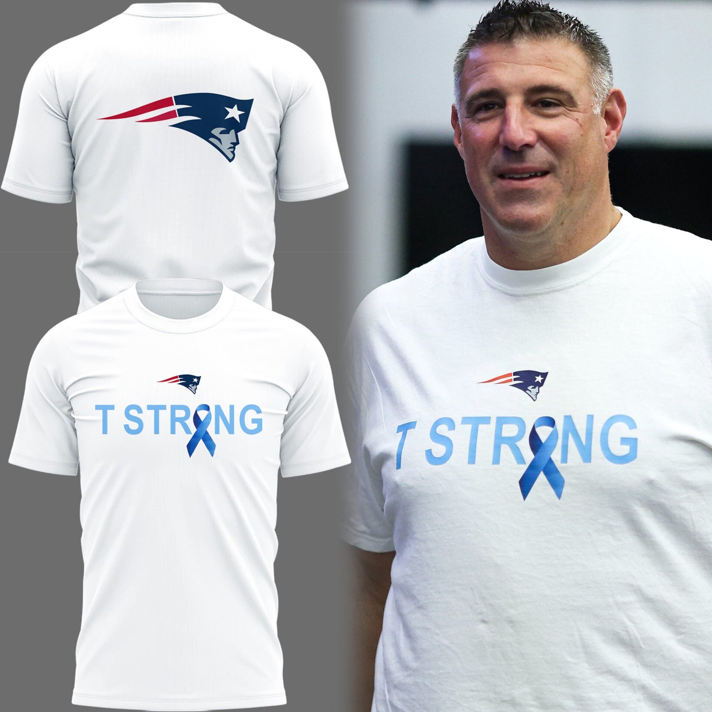 Limited Edition Patriots Football Prayers to Terrell Williams 🙏🏾 “T Strong” TShirt-PU25092811