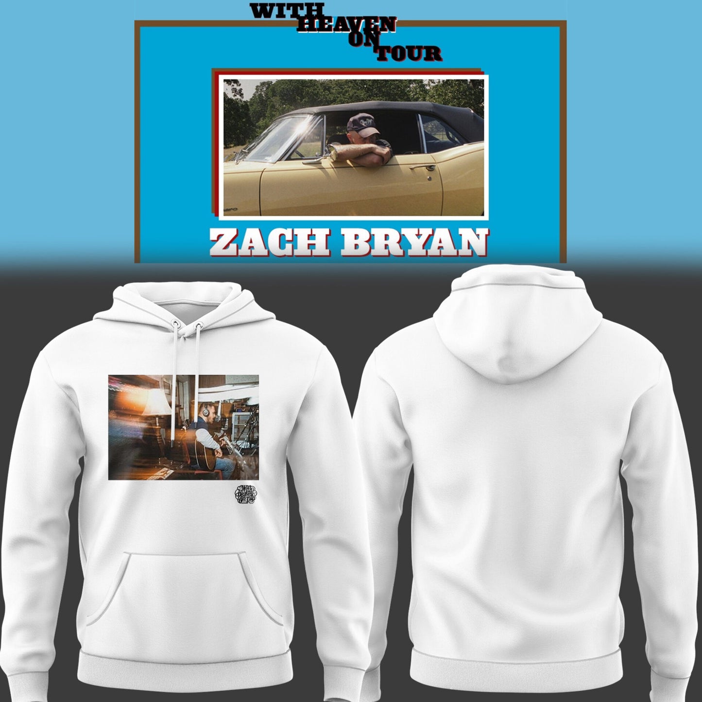 Limited Zach “With Heaven On Tour 2026.” Hoodie-PU26030940