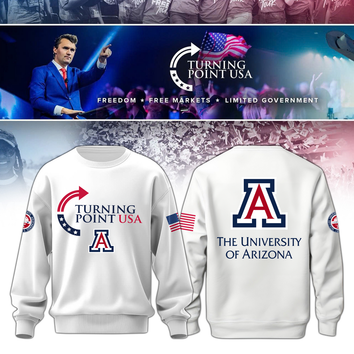 Arizona University Freedom Sweatshirt