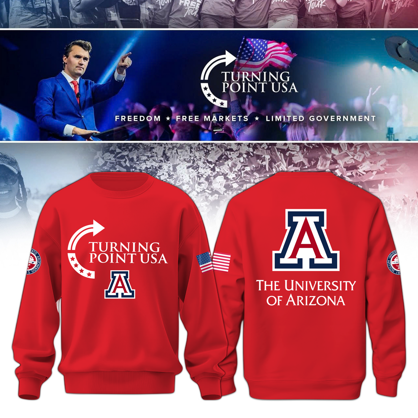 Arizona University Freedom Sweatshirt