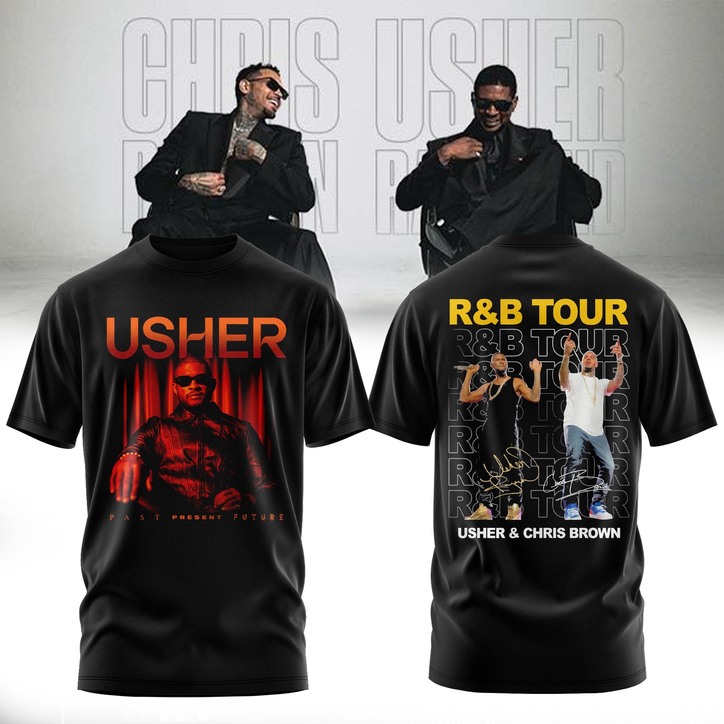 Chris Brown and Usher – The R&B Tour Edition T-shirt
