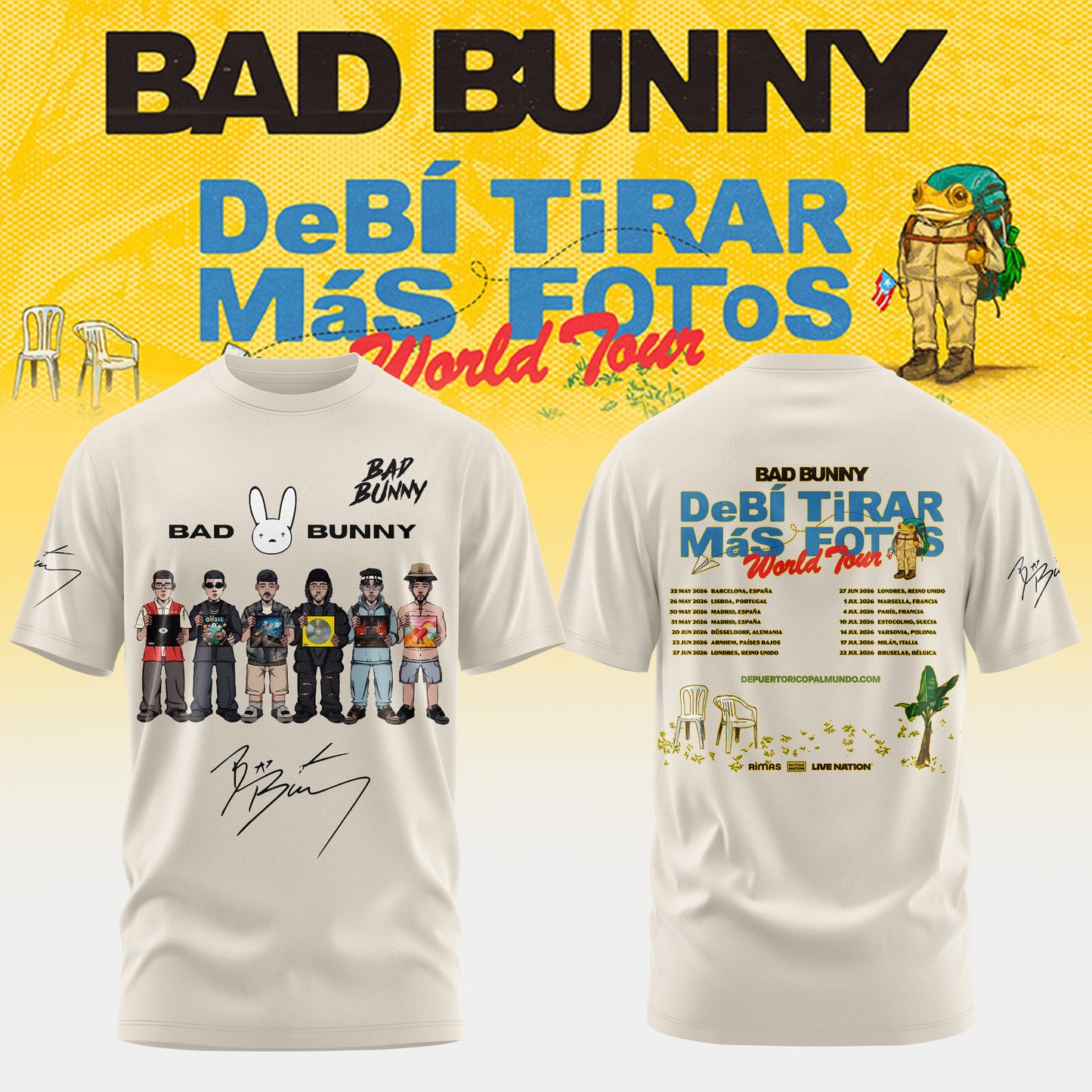 BB – DeBÍ TiRAR MáS FOToS World Tour Limited T-Shirt