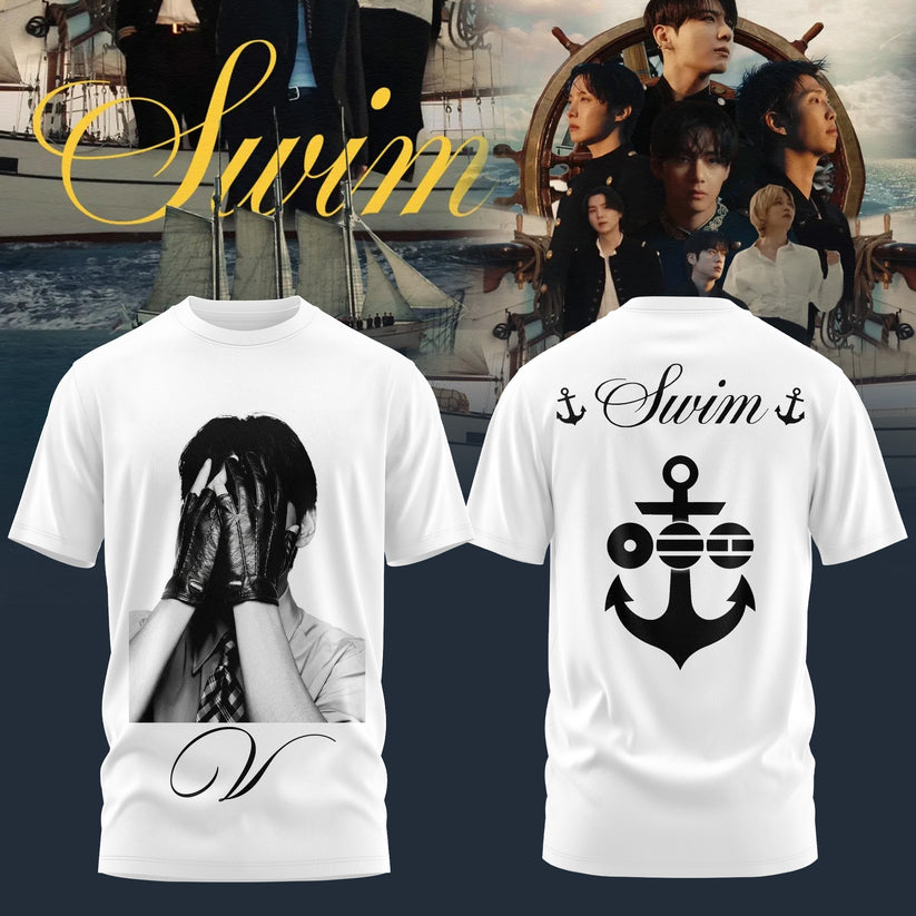 BTS – Swim Arirang Album Mixed Mesh Shirt - V