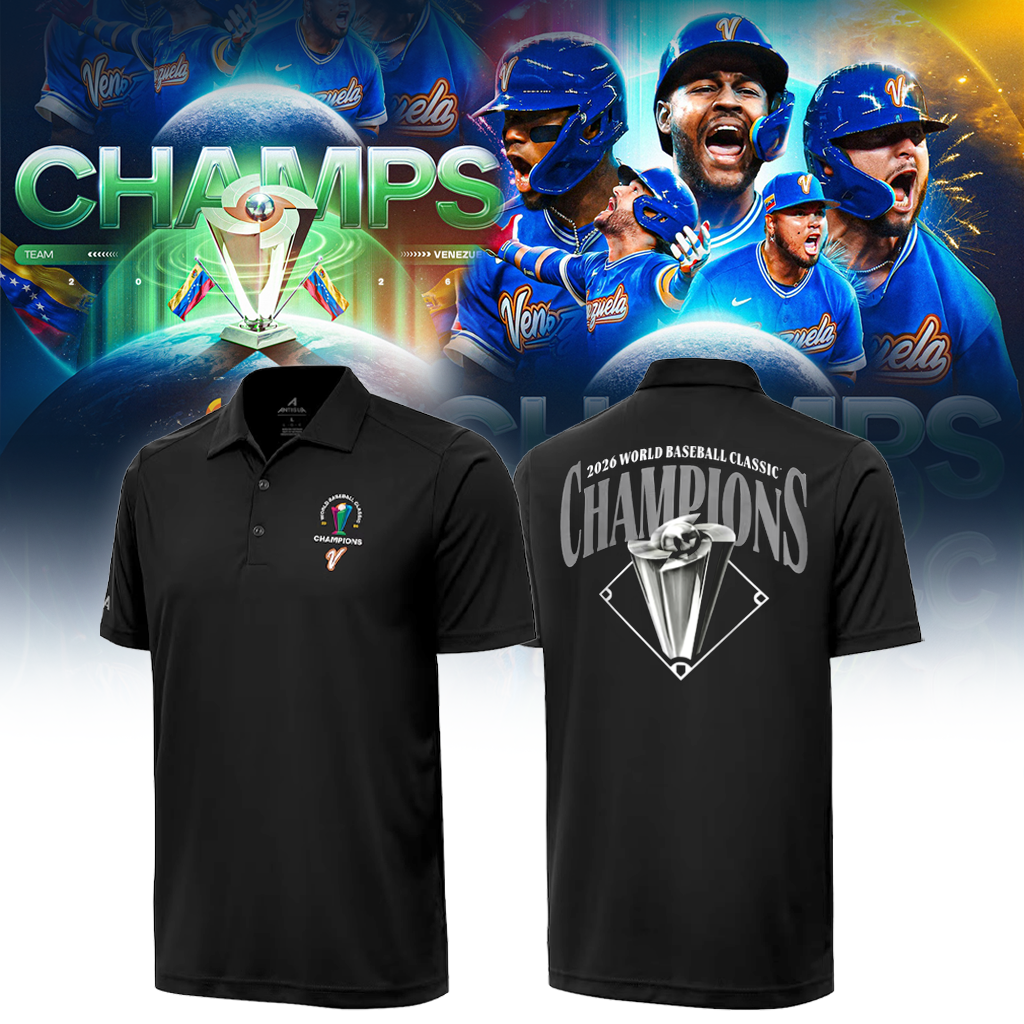 Venezuela Baseball LEGENDS 2026 World Baseball Classic Champions Polo