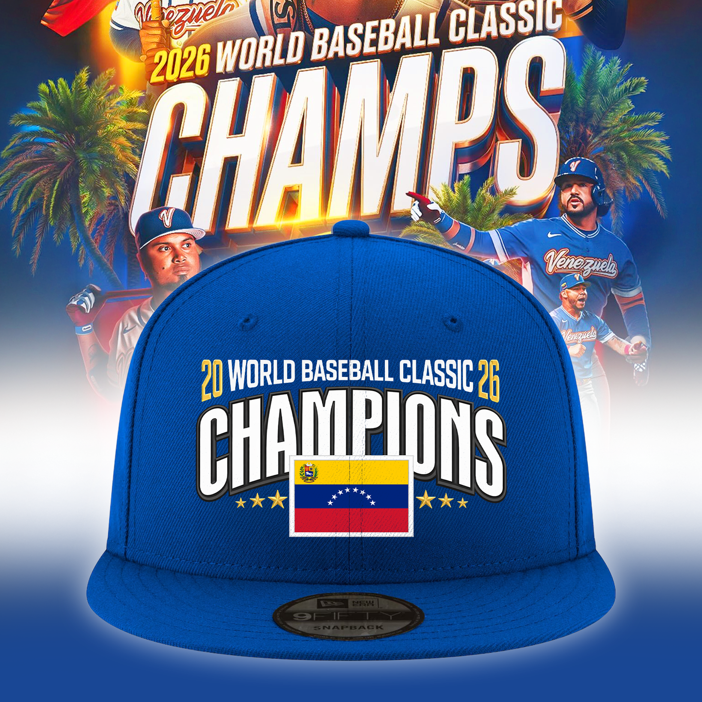 Venezuela Baseball LEGENDS 2026 World Baseball Classic Champions Cap