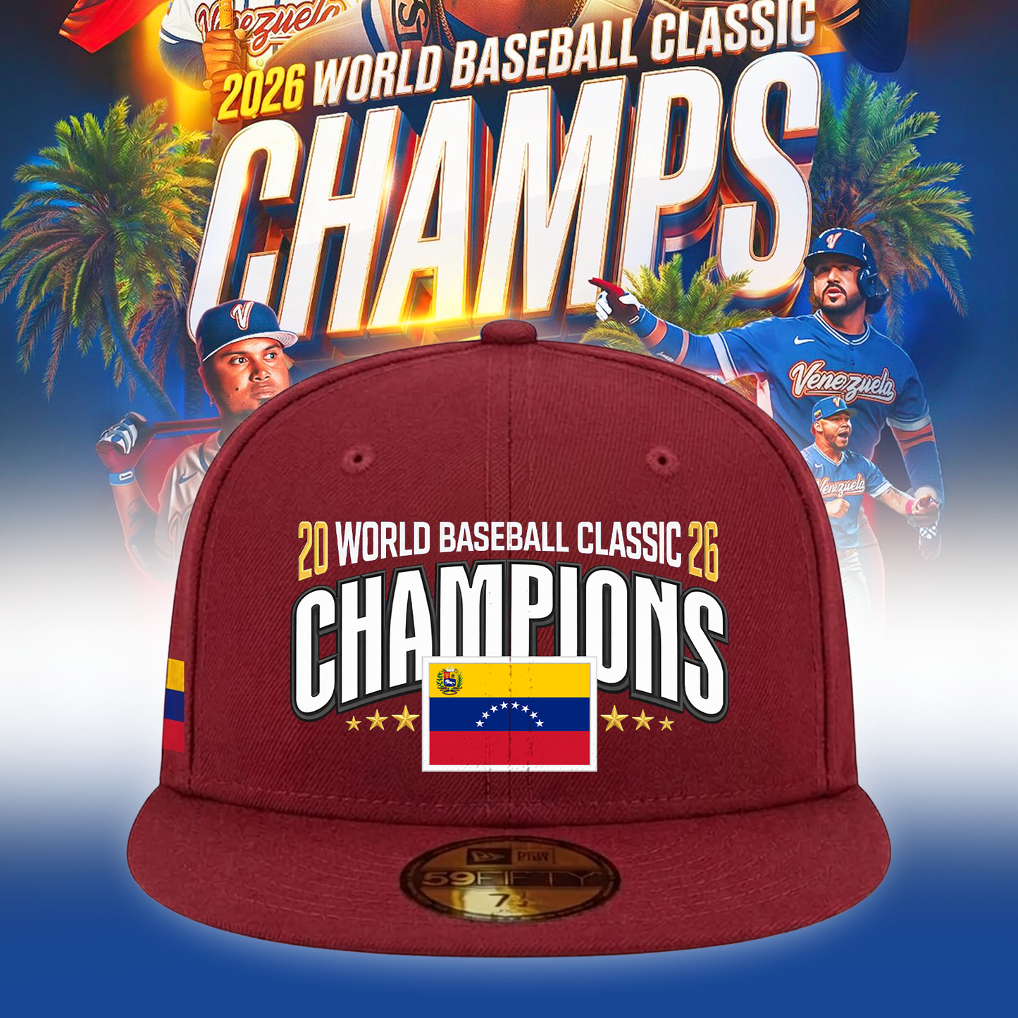 Venezuela Baseball LEGENDS 2026 World Baseball Classic Champions Cap