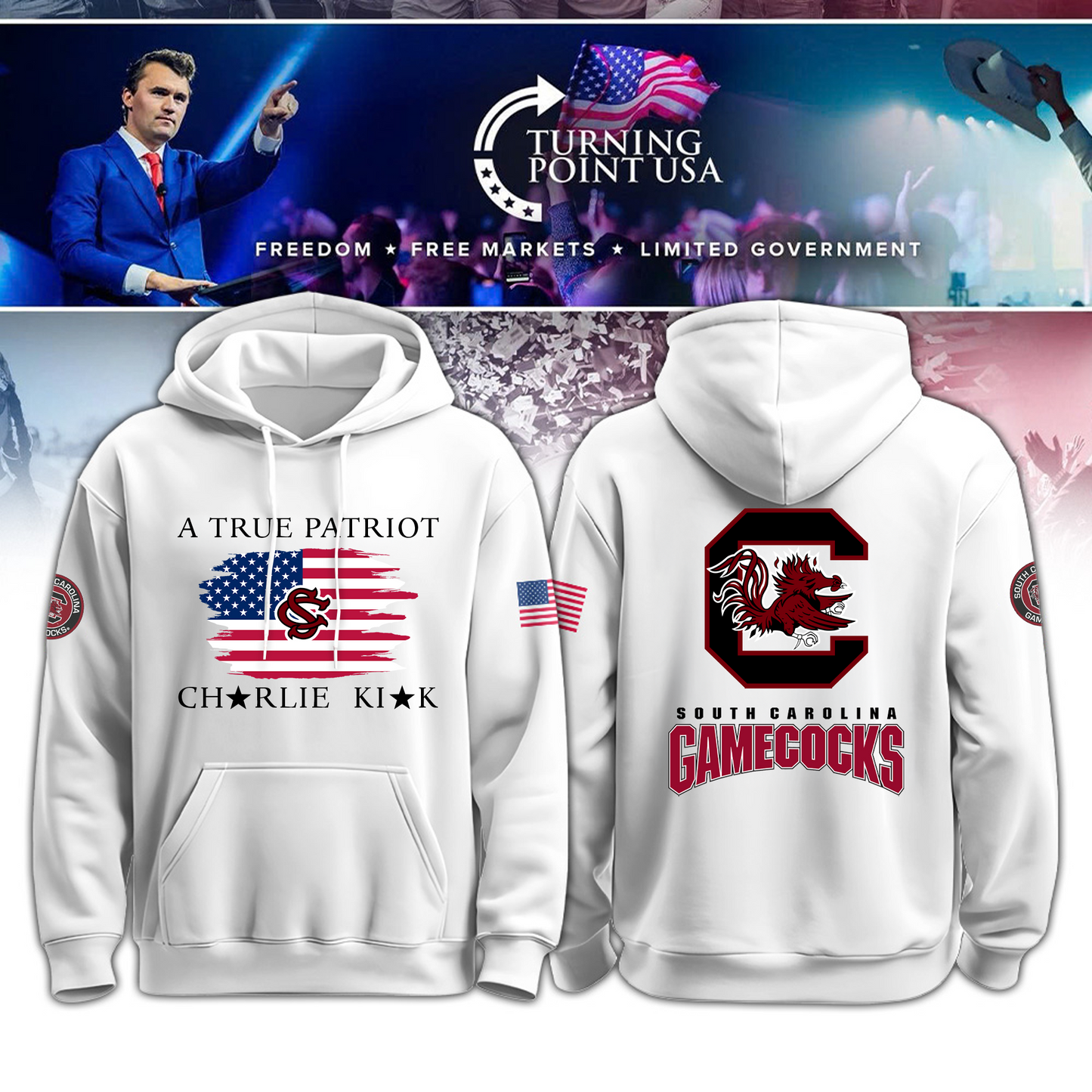 South Carolina Gamecocks Freedom Hoodie