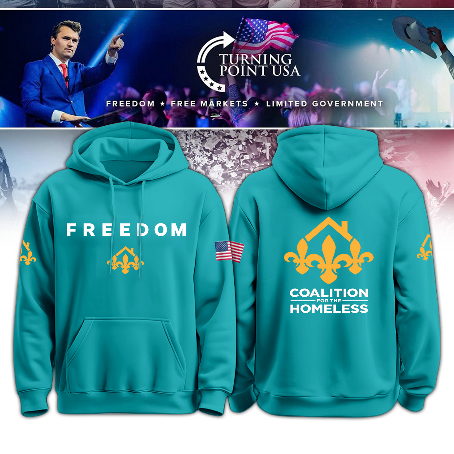 Coalition for the Homeless Freedom Hoodie
