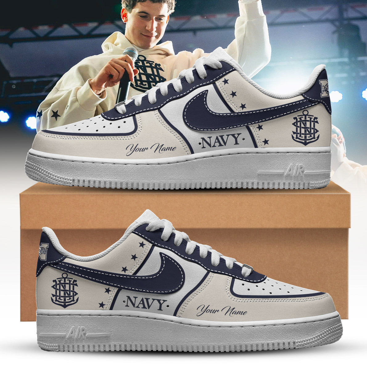 .Navy Midshipmen Special Edition 2025 Air Force 1 + Selling Out Fast
