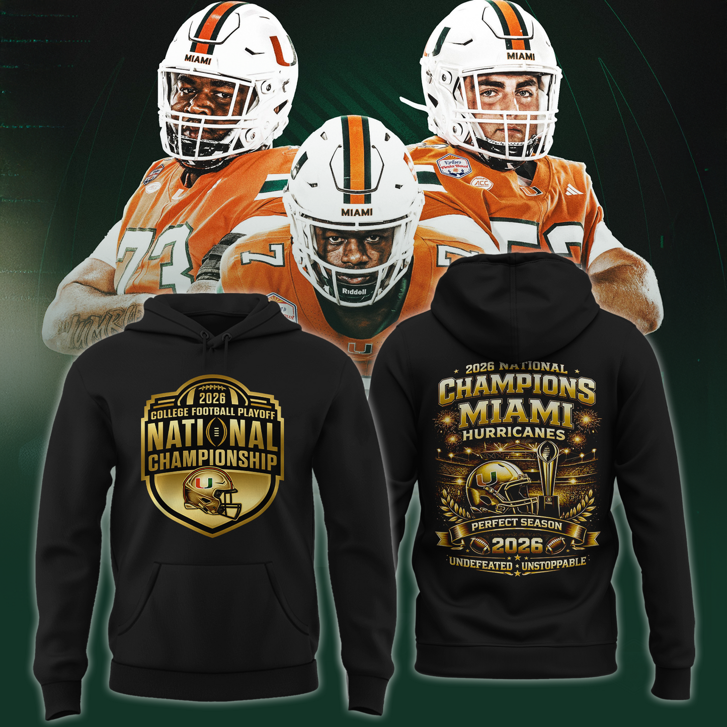 Glory Gold National Champions Hoodie