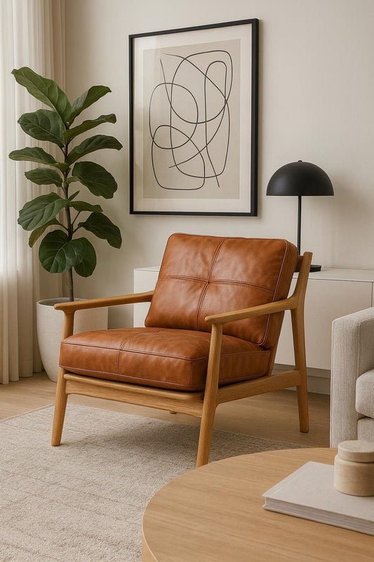 Custom Leather Cushion Cover Set: Bench, Chair, Sofa - Handmade