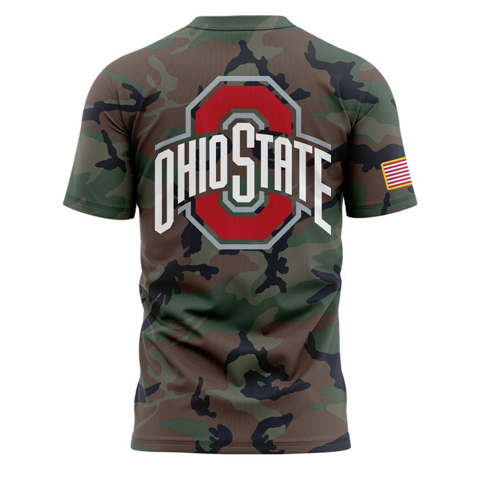 Limited Edition Military Appreciation Ohio State Buckeyes Football T shirt