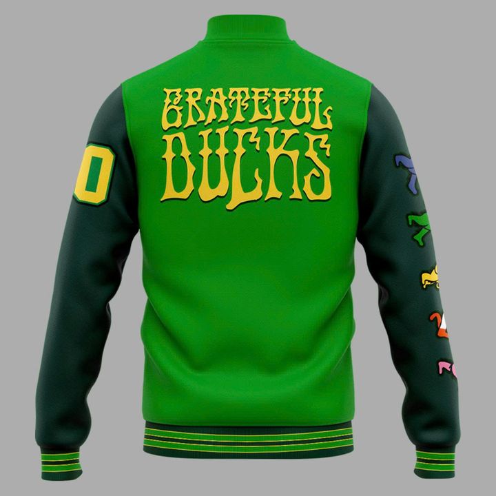 Special Grateful Ducks Oregon Football Jacket