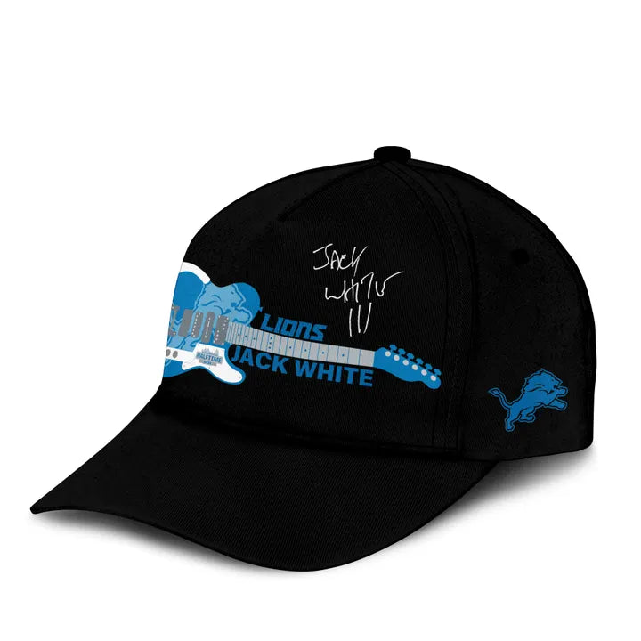 2. Detroit Lions x Jack White Thanksgiving Halftime Show Black Hoodie - Signature