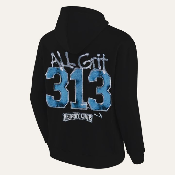 1. Detroit Lions x Eminem Thanksgiving Halftime Show Black Hoodie - Signature