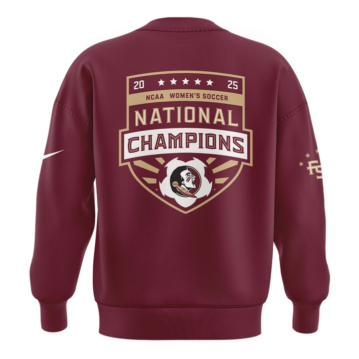 2.Limited Edition FSU women's soccer NATIONAL CHAMPIONS Sweatshirt 2025
