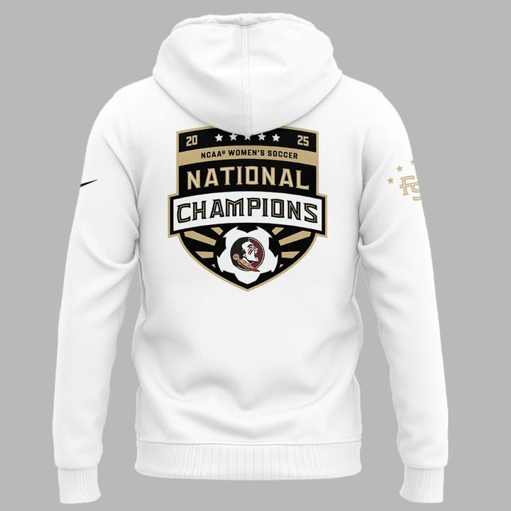 3.Limited Edition FSU women's soccer NATIONAL CHAMPIONS Hoodie 2025