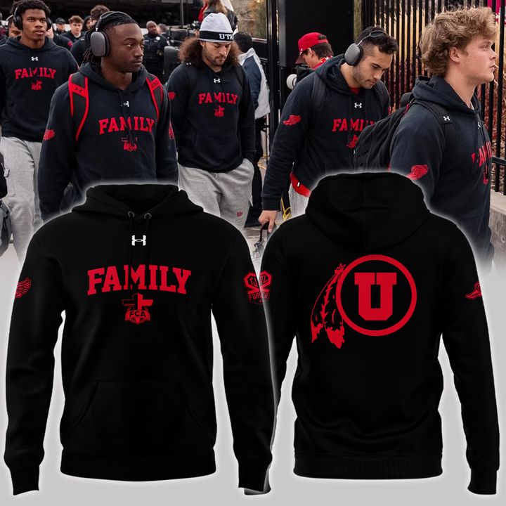 Utah Utes Family 2025 Limited Exclusive Black Hoodie
