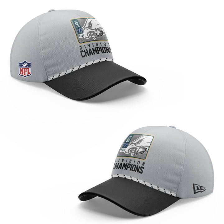 Philadelphia Eagles 2025 NFC East Division Champions Locker Room Trophy Collection Hoodie