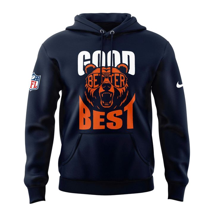 Men's Navy Chiago Bears 2025 Playoffs Special Hoodie