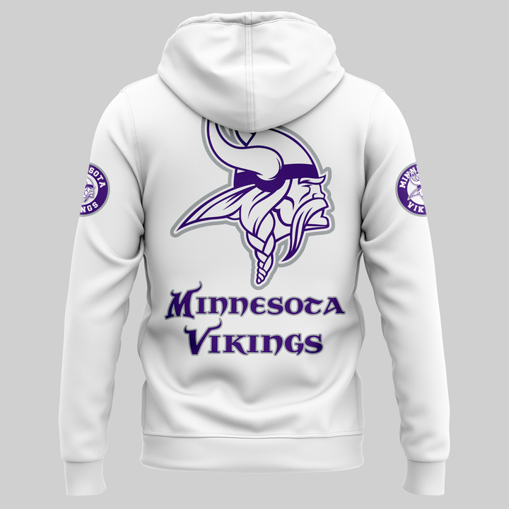 Minnesota Vikings White Out 2025 Hoodie