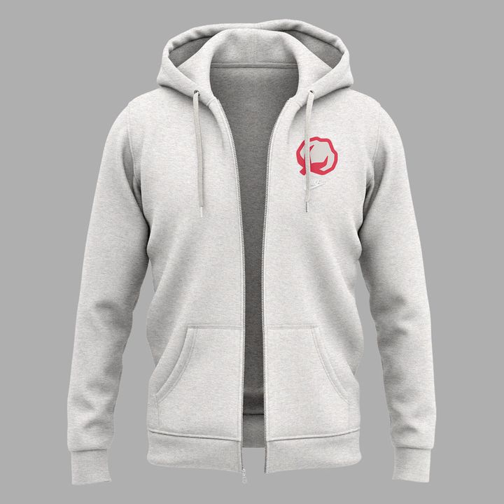 Special 2025 Cotton Bowl White Uniform Ohio State Football Zip Hoodie