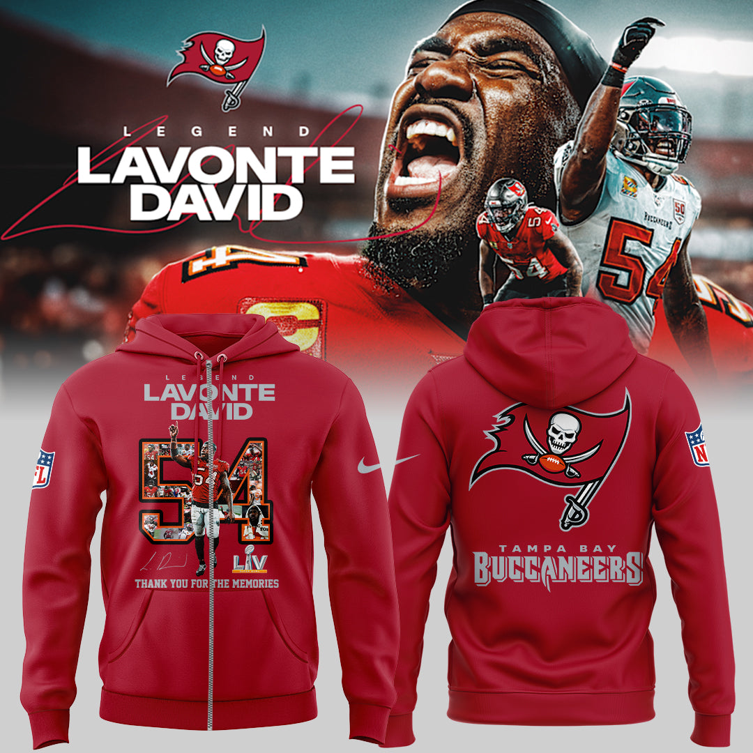 Limited Edition Legend Lavonte David – Thank You For The Memories Zip Hoodie