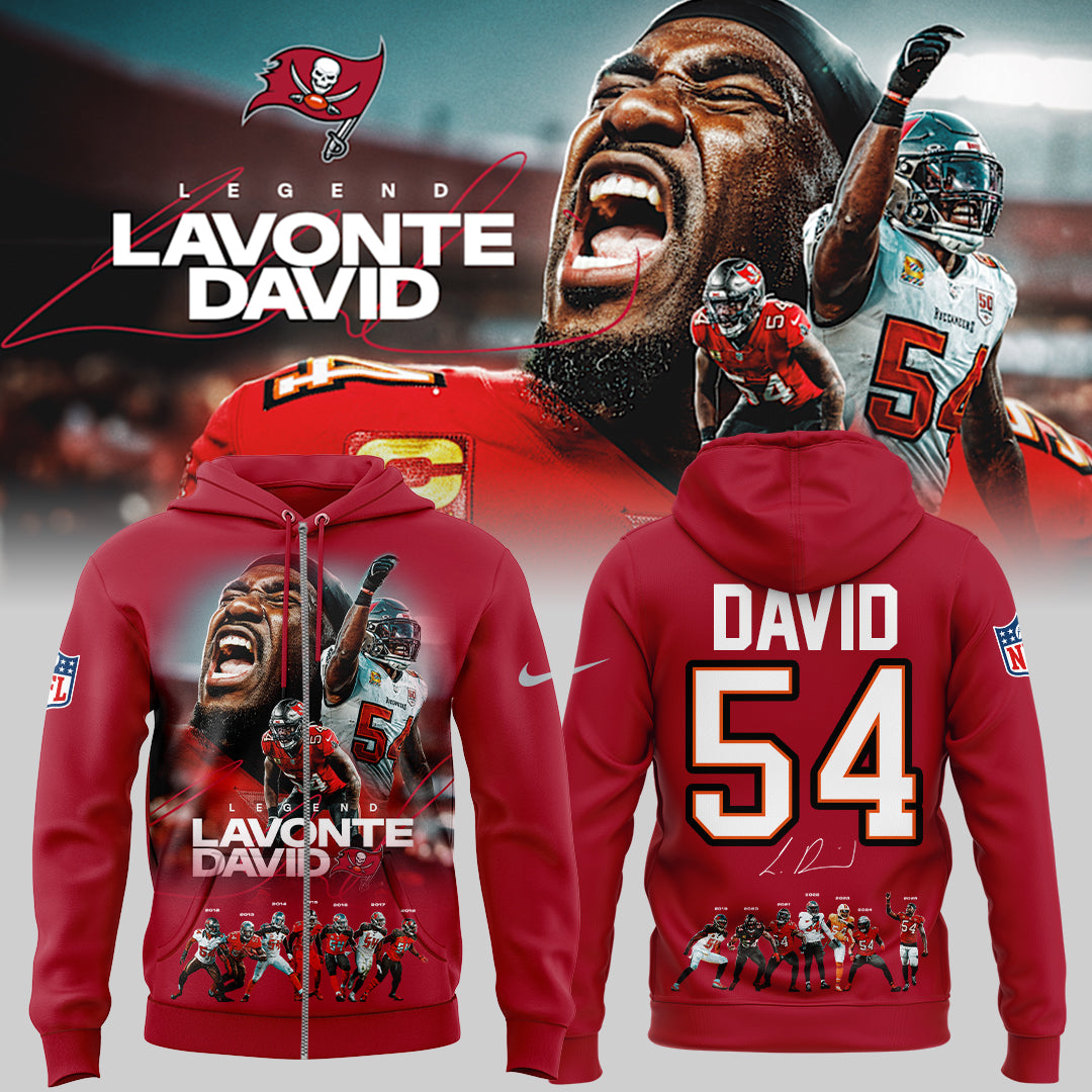 Limited Edition Legend Lavonte David – Thank You For The Memories Zip Hoodie
