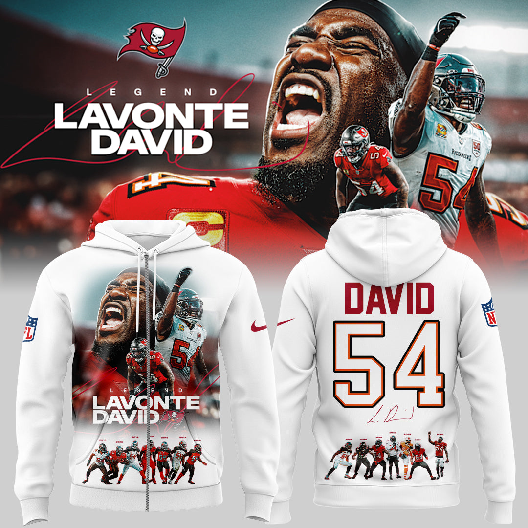 Limited Edition Legend Lavonte David – Thank You For The Memories Zip Hoodie