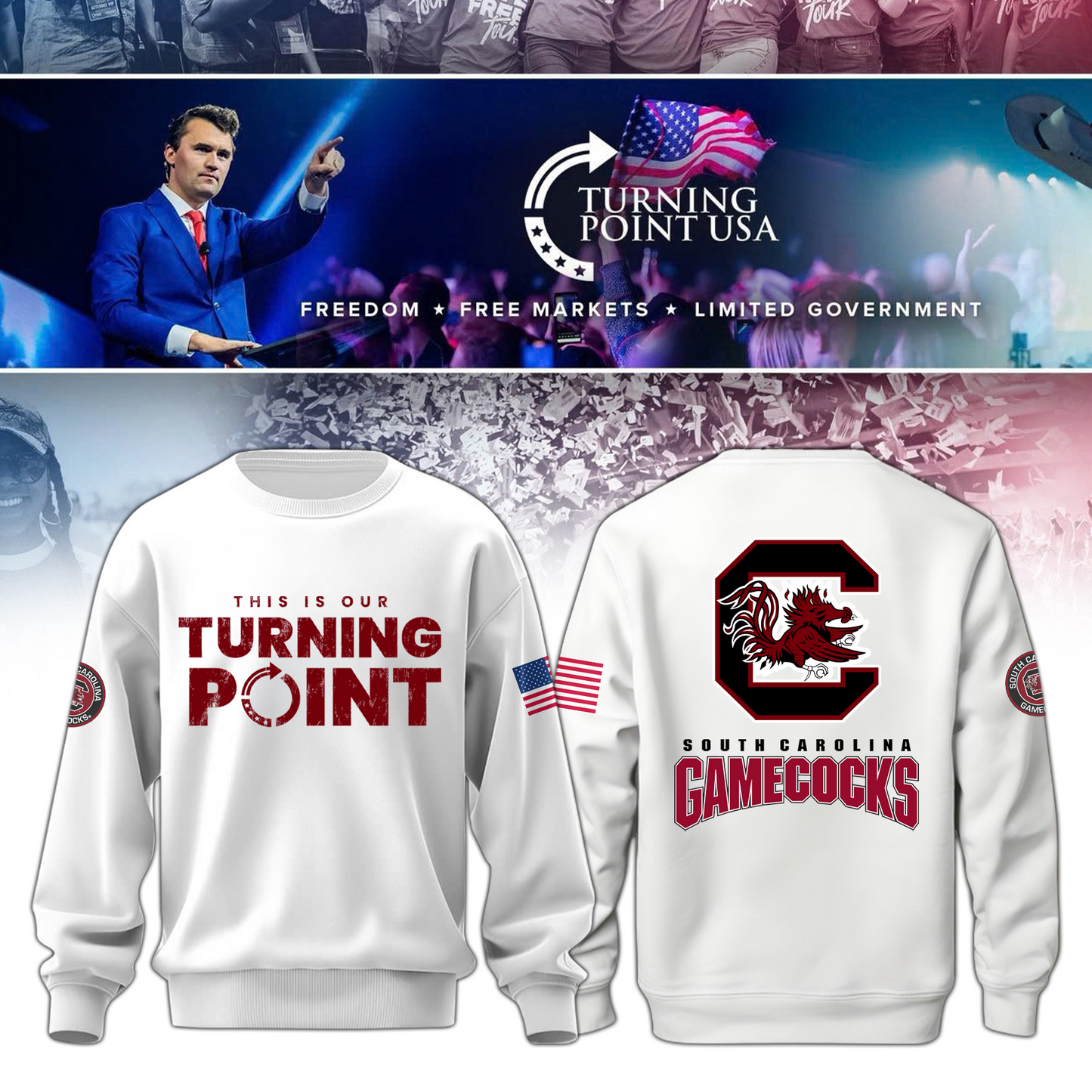 South Carolina Gamecocks Freedom Sweatshirt