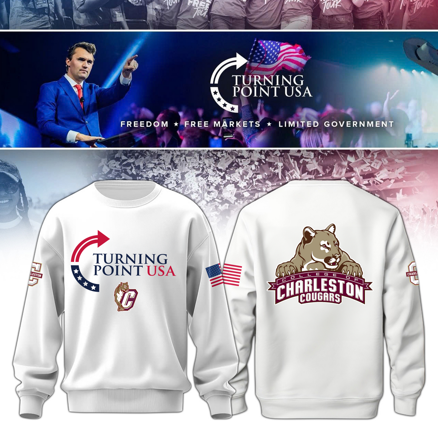 College of Charleston Freedom Sweatshirt