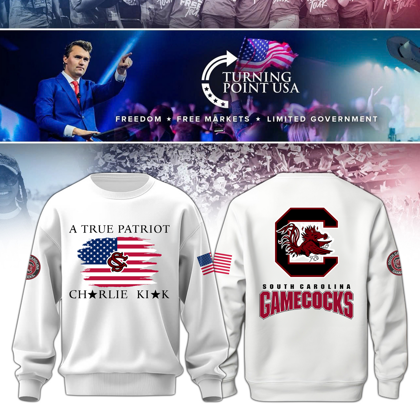 South Carolina Gamecocks Freedom Sweatshirt