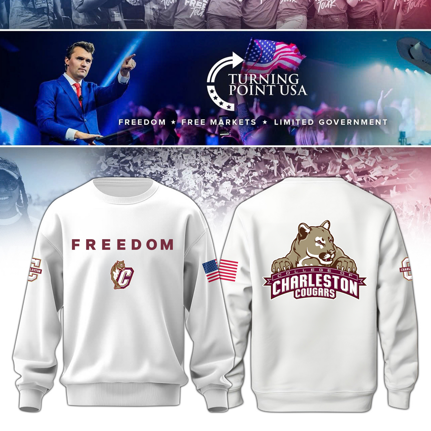 College of Charleston Freedom Sweatshirt