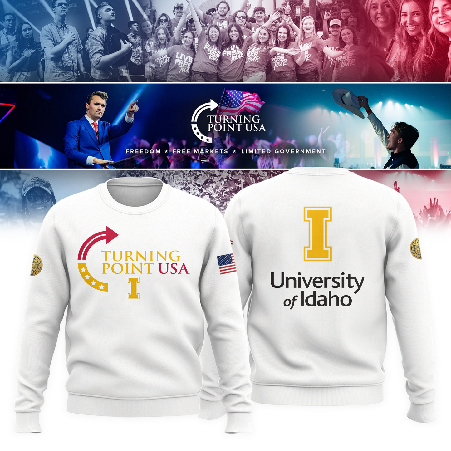 University of Idaho Freedom Sweatshirt