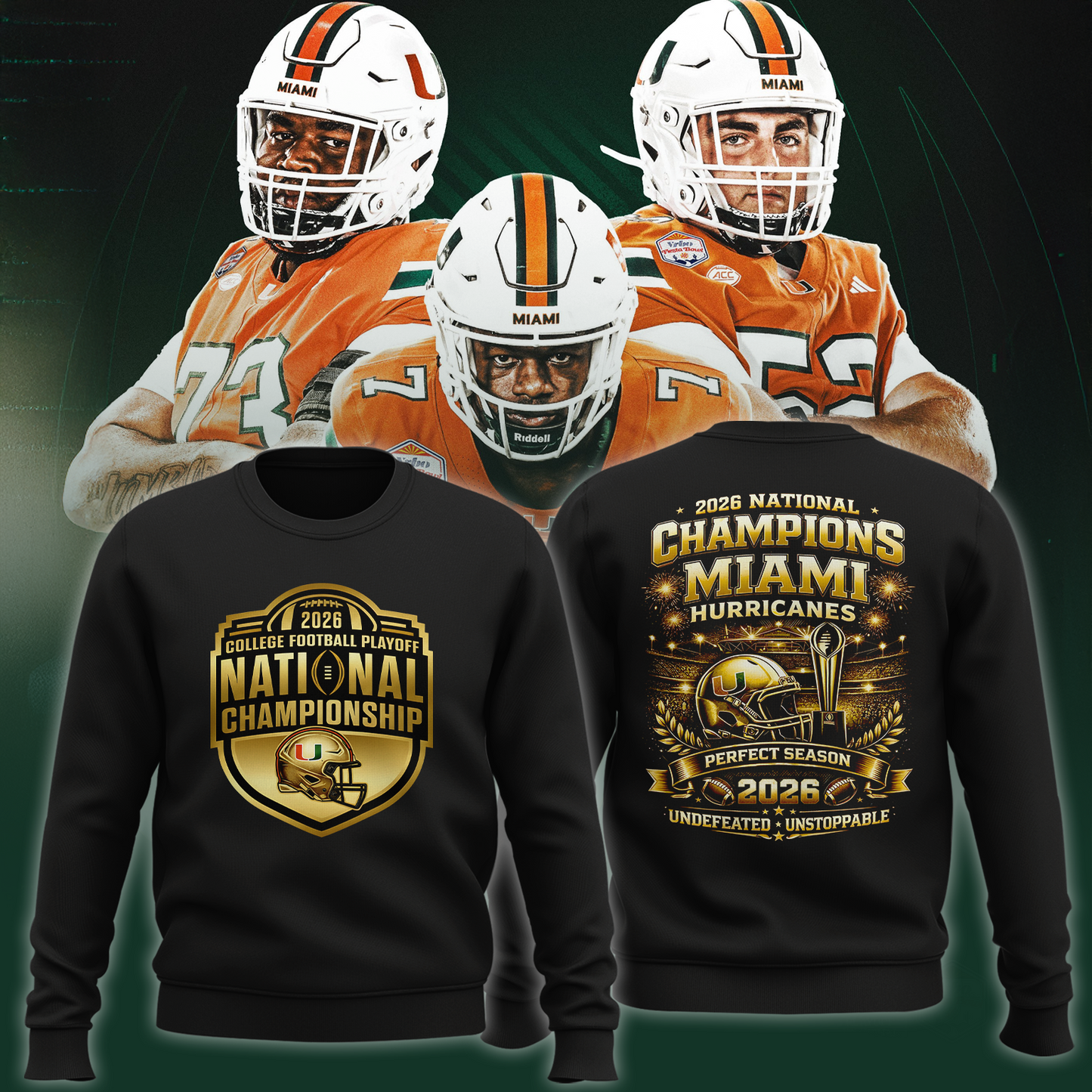 Glory Gold National Champions Sweater