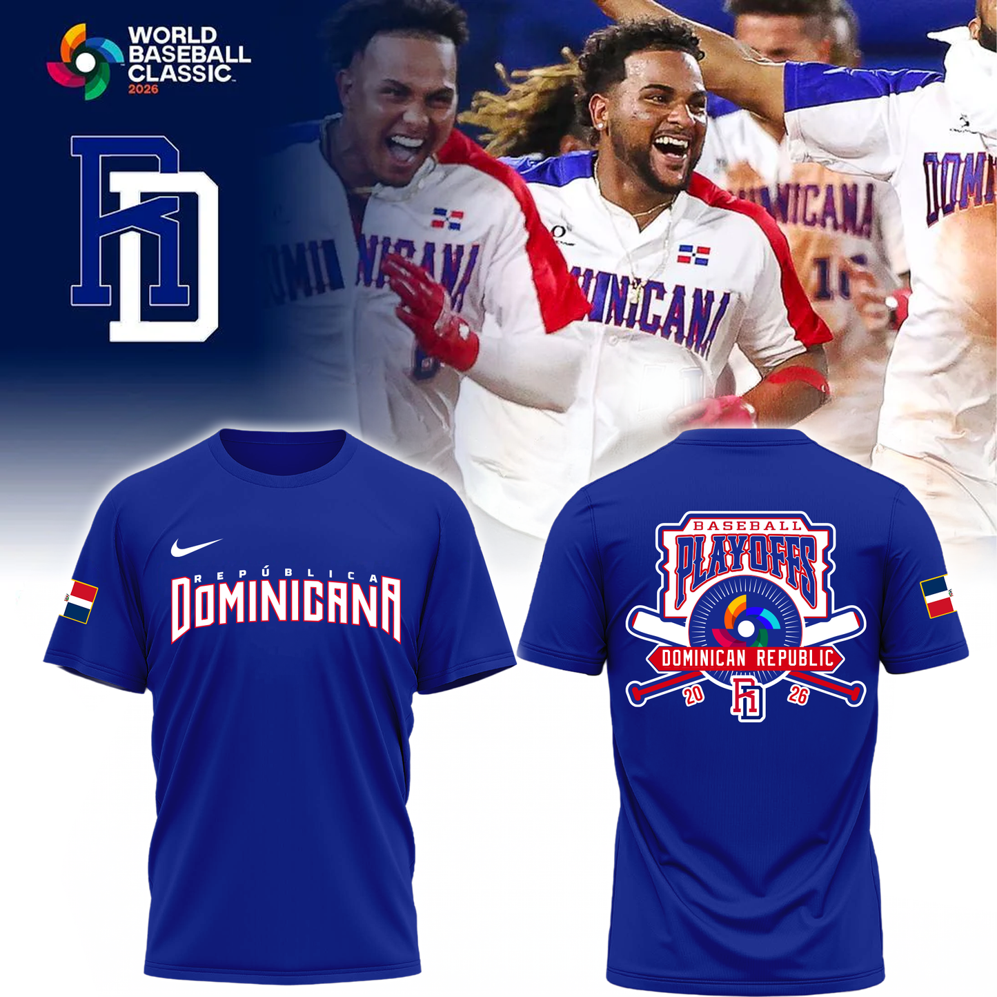 Dominican Republic Baseball 2026 World Baseball Classic Baseball TShirt