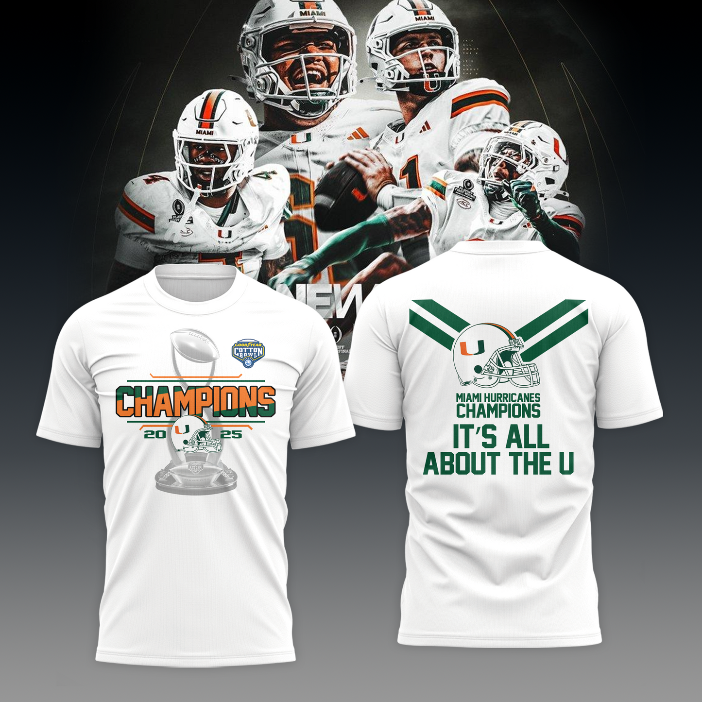 MIAMI 2025 GOODYEAR COTTON BOWL CLASSIC TShirt