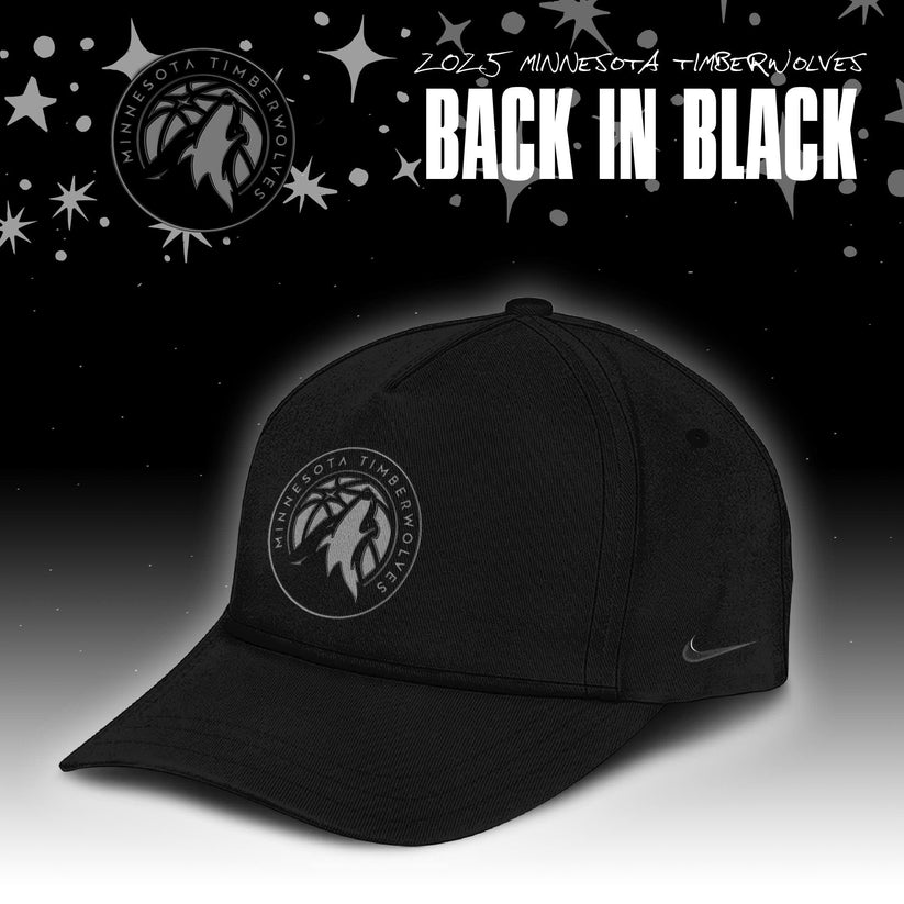 Minnesota Timberwolves Back In Black 2025 Special Edition Combo Hoodie