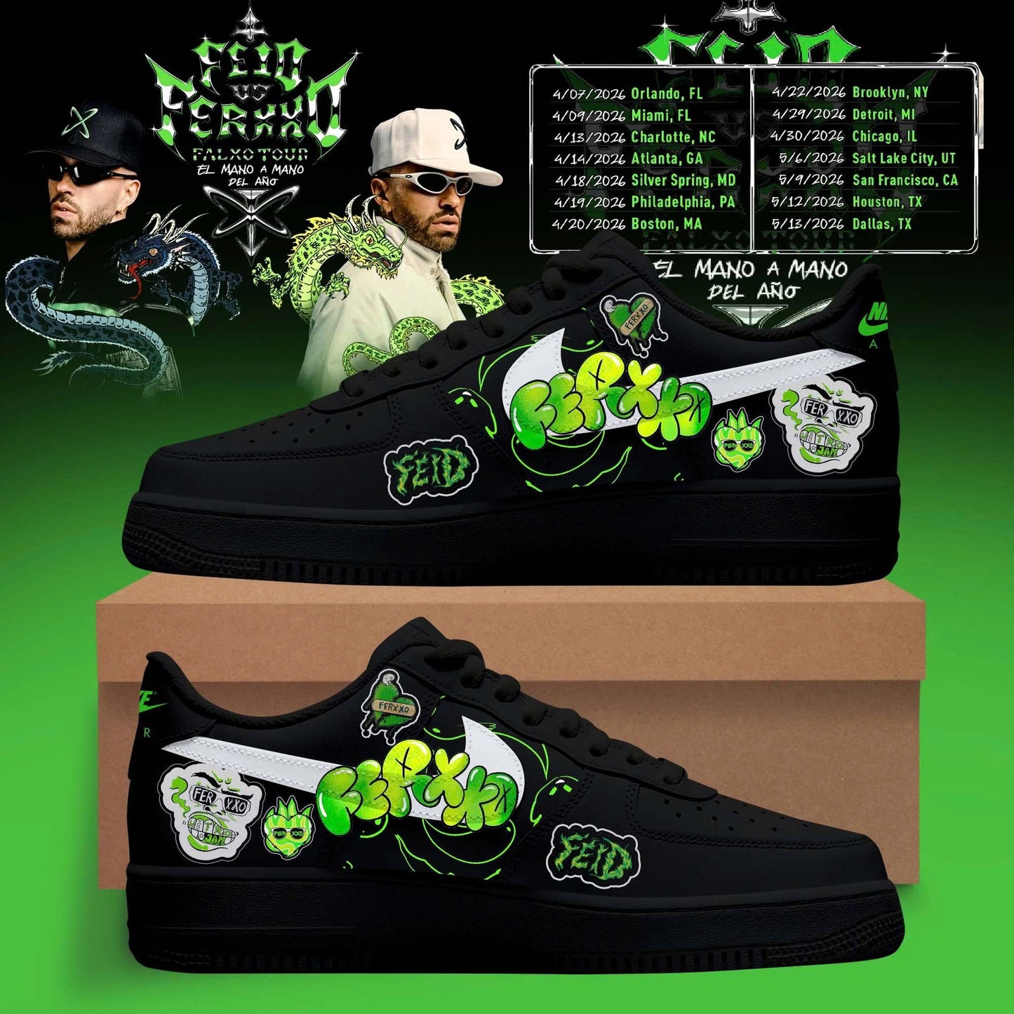 Falxo Tour 2026 North America Edition AF1