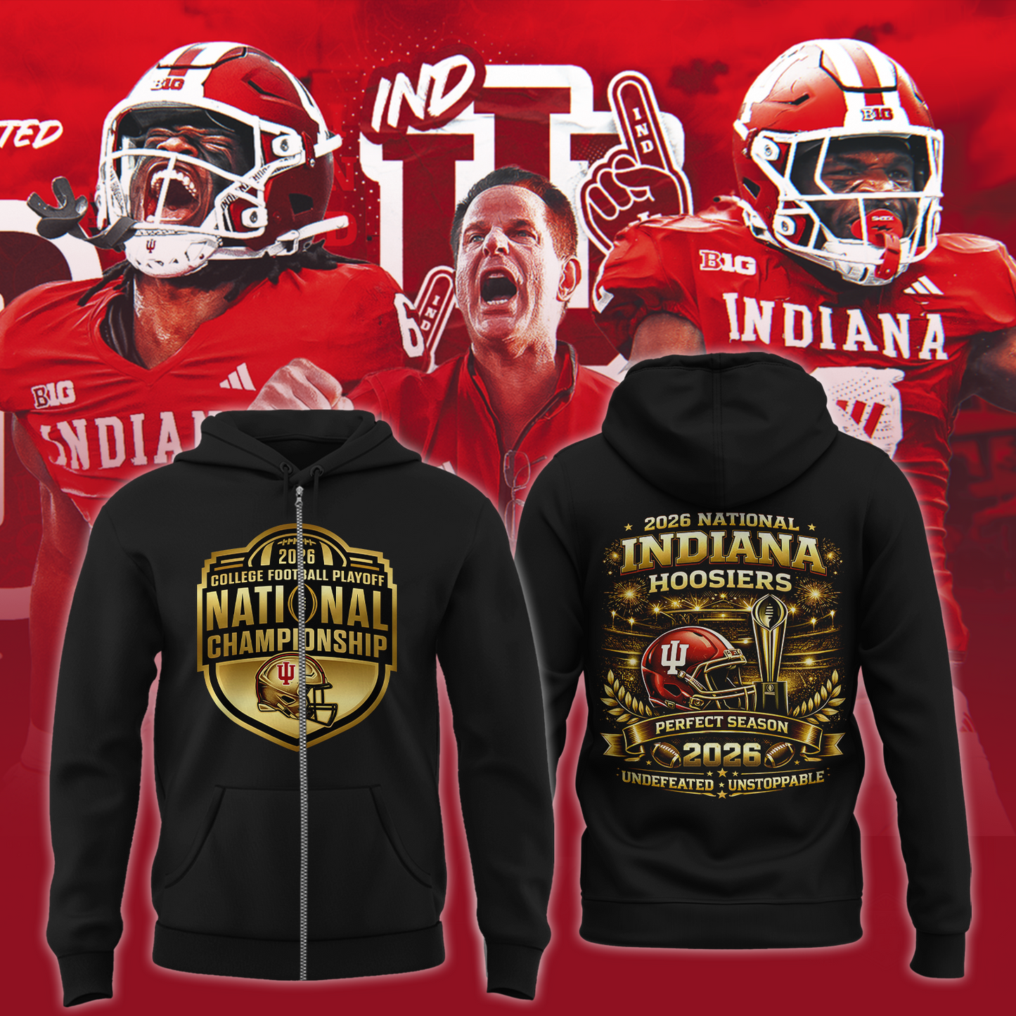 Elite Perfection: National Champions Zip Hoodie