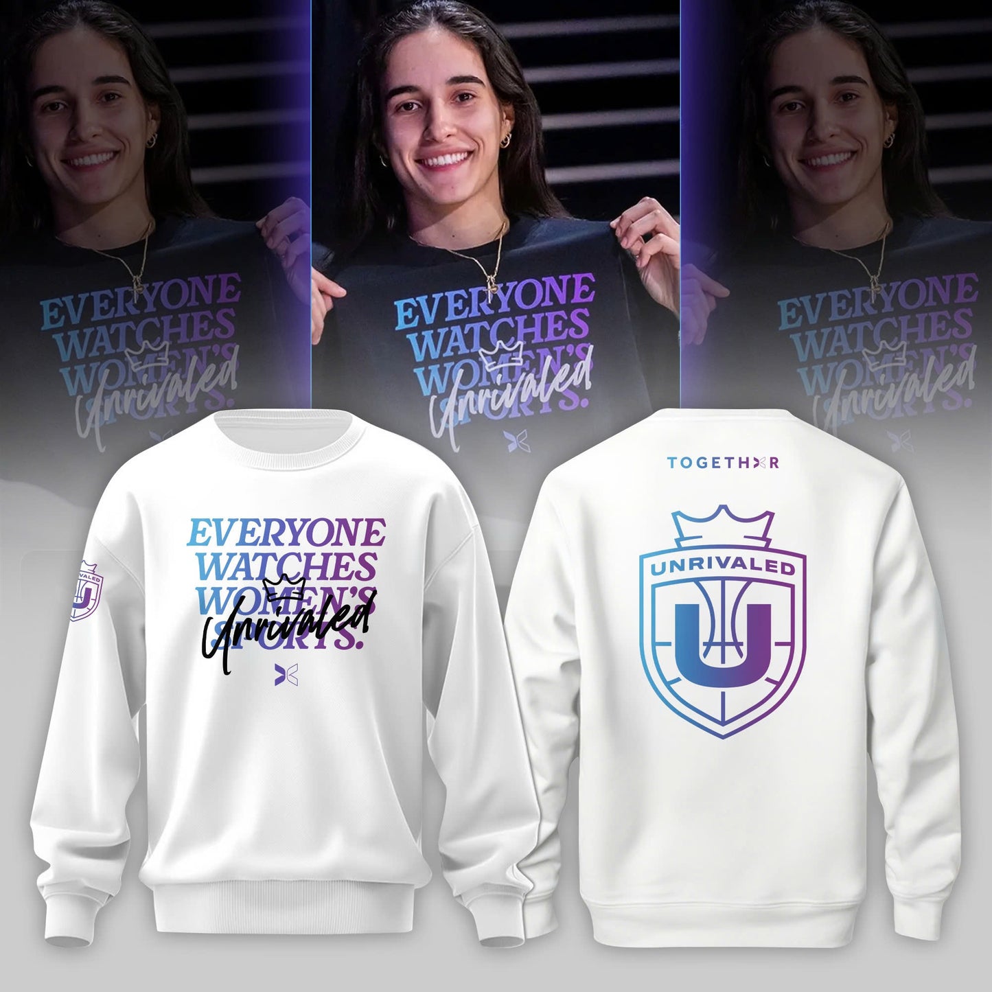 “Everyone Watches Women’s Sports” Unrivaled Sweatshirt