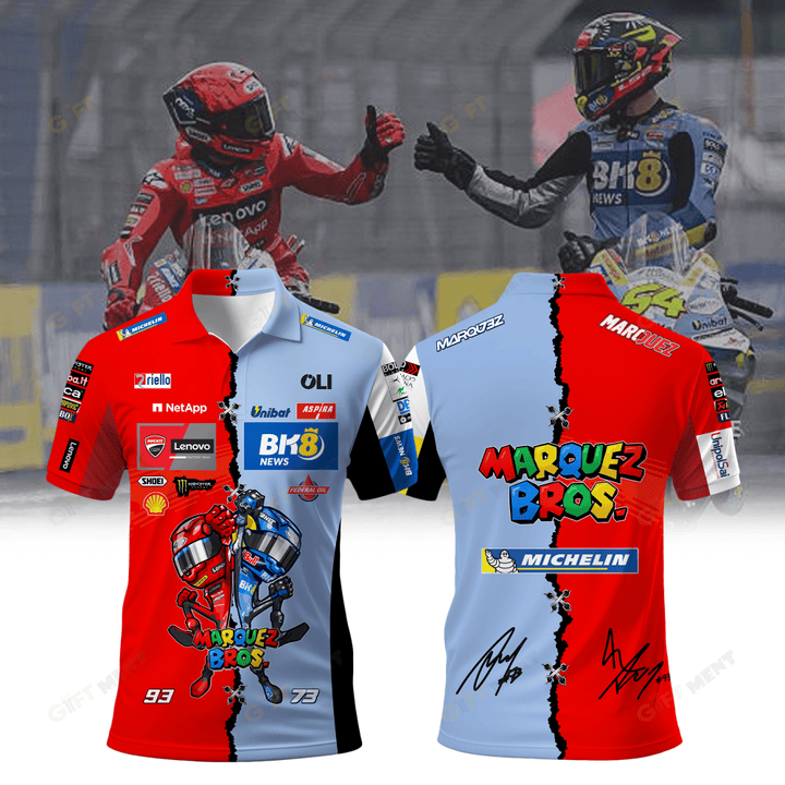Marquez Bros Combo Polo– Ducati x Gresini Edition