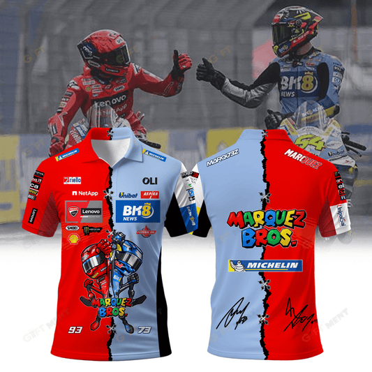 Marquez Bros Combo Polo– Ducati x Gresini Edition