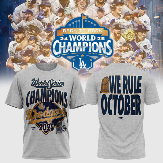 _ Los Angeles Dodgers 2025 World Series Champions Tshirt– Celebrate the Victory in Style!