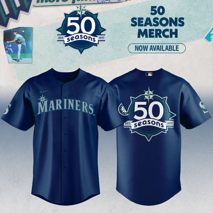 Seattle Mariners 50 Seasons Celebration Special Edition Jersey