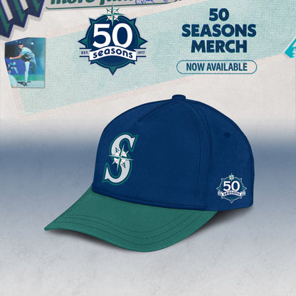 Seattle Mariners 50 Seasons Celebration Special Edition Bomber Jacket